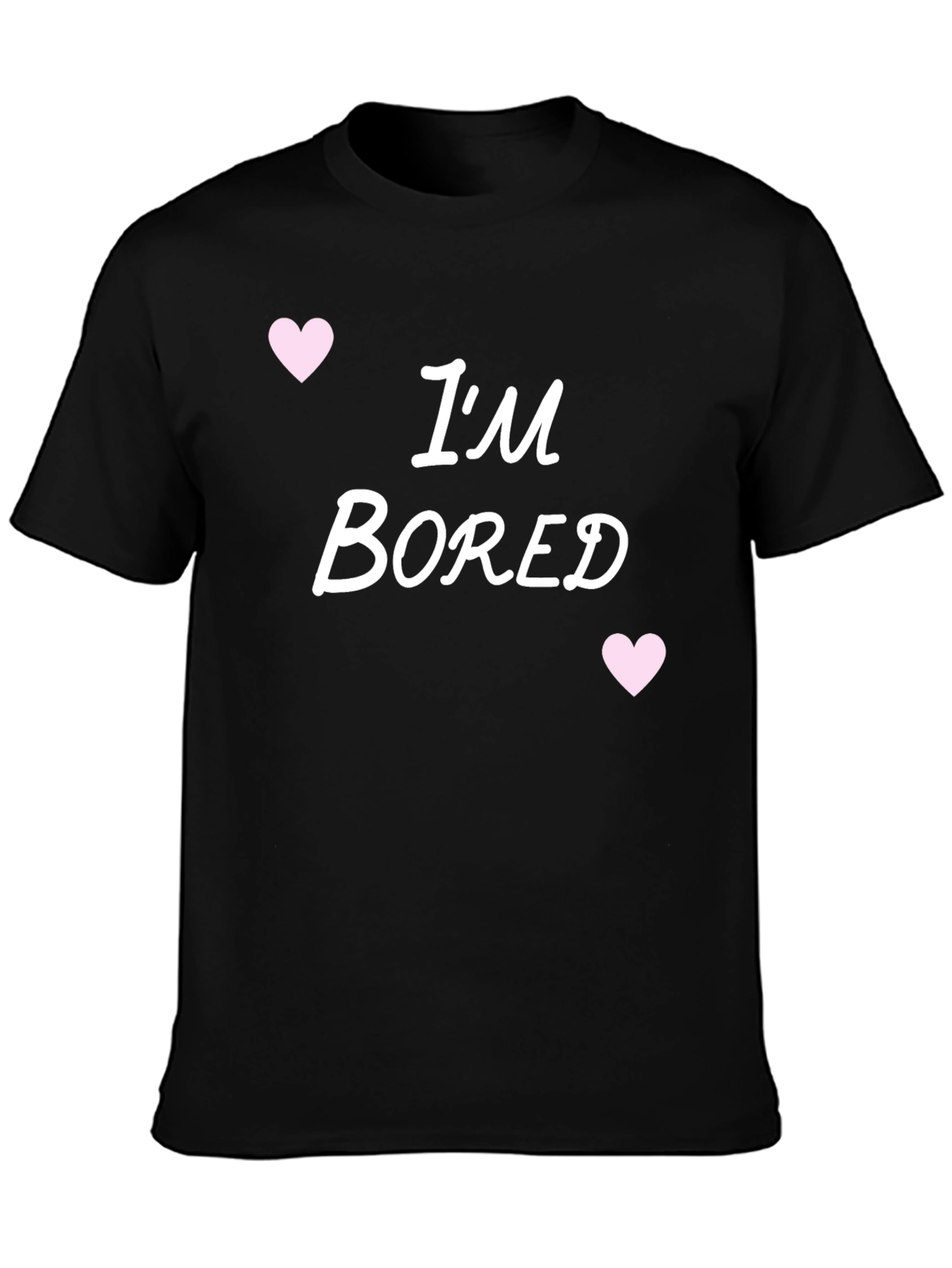 Im Bored Graphic Tee - Casual Comfort