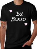 Im Bored Graphic Tee - Casual Comfort