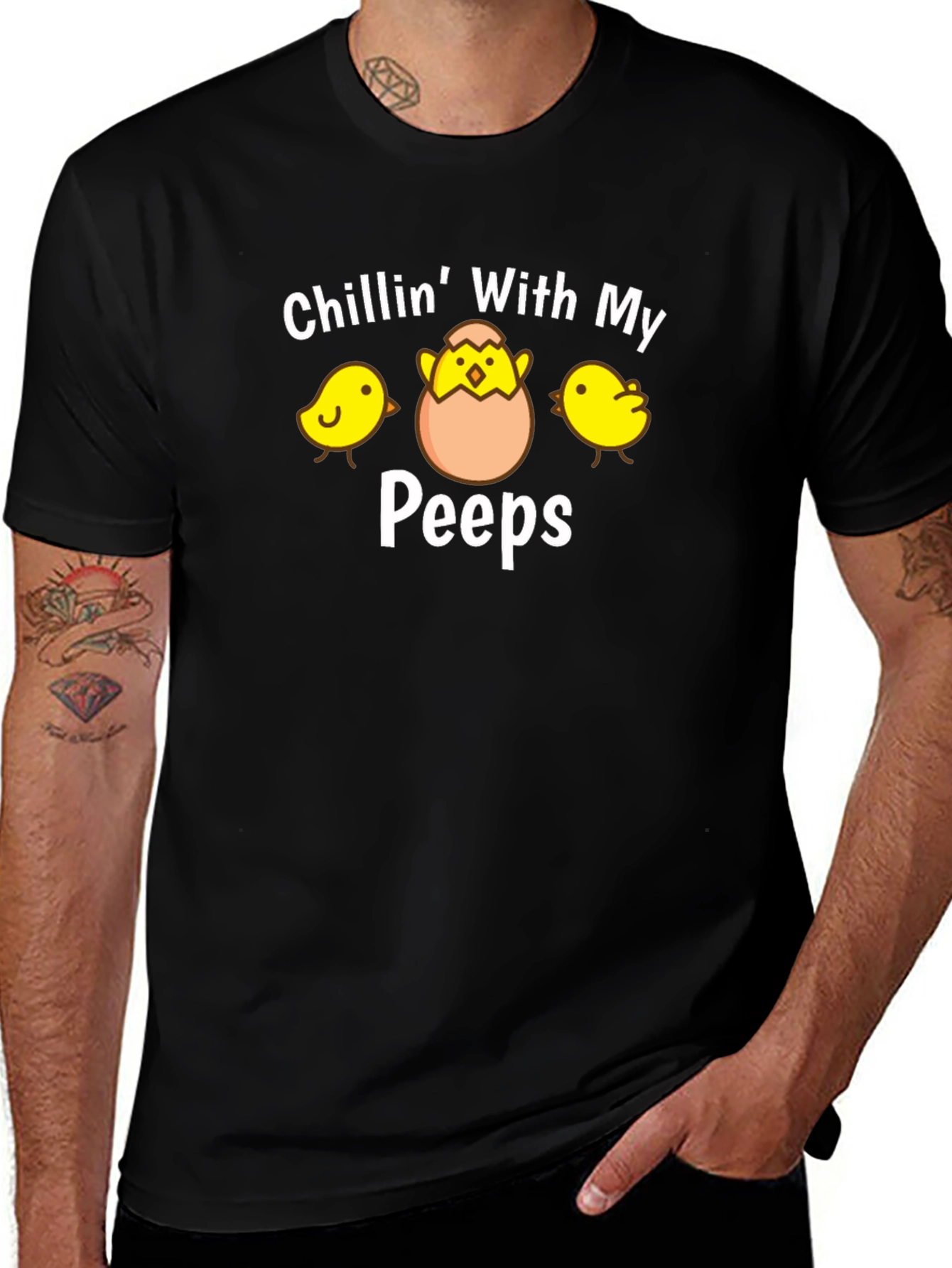 Chillin With My Peeps Easter T-Shirt