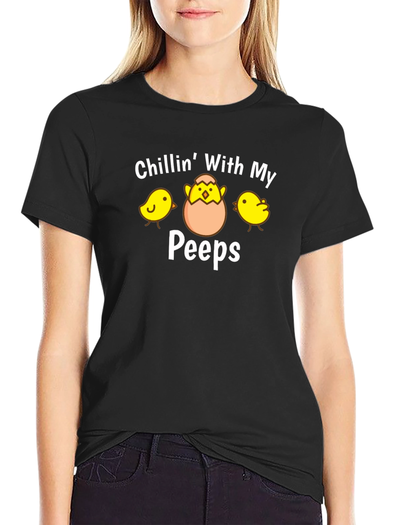Chillin With My Peeps Easter T-Shirt