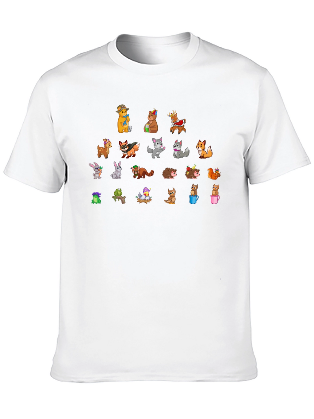 Cartoon Forest Animal T-Shirt