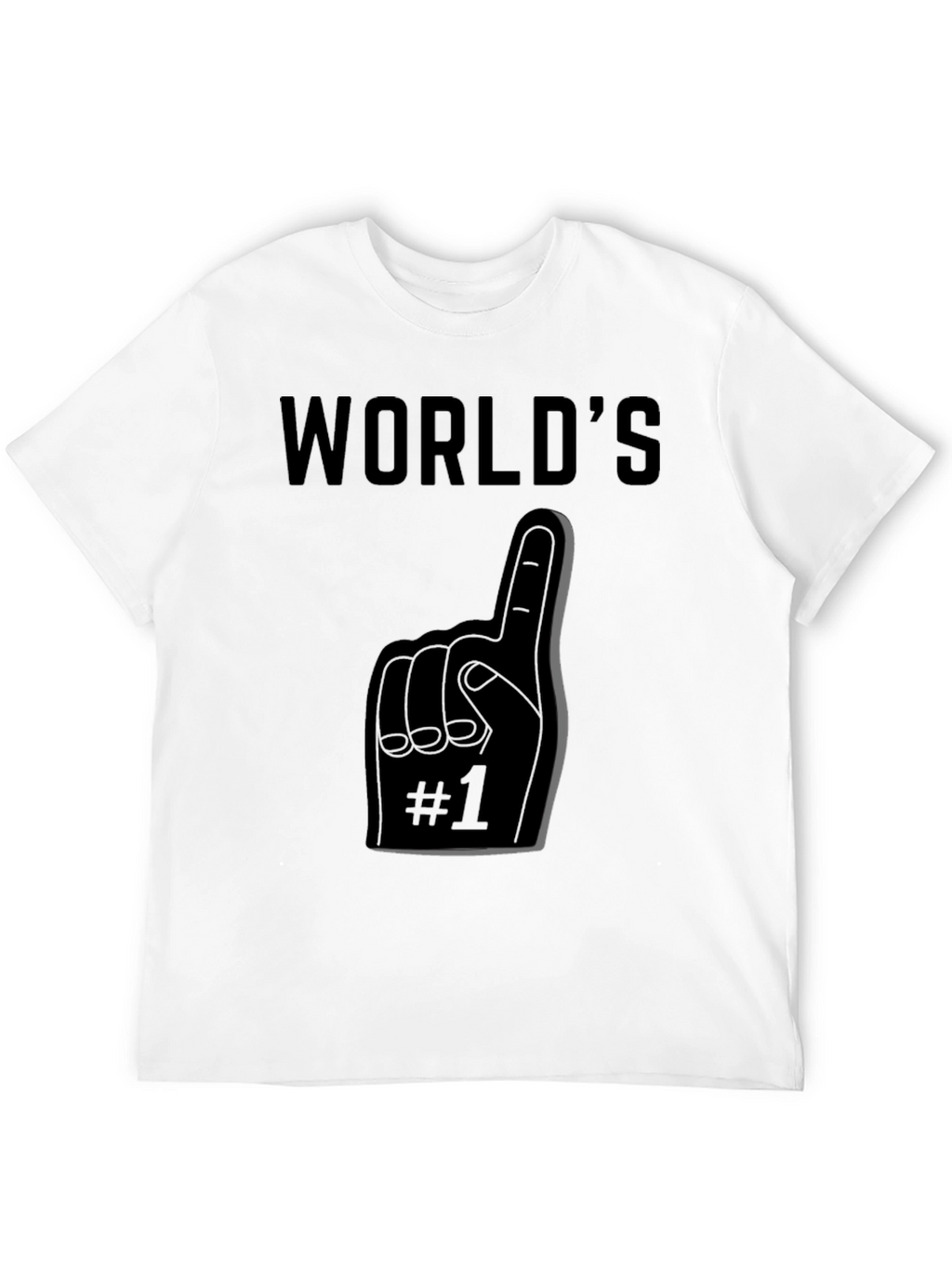 Worlds #1 Fan T-Shirt - Black Graphic Tee