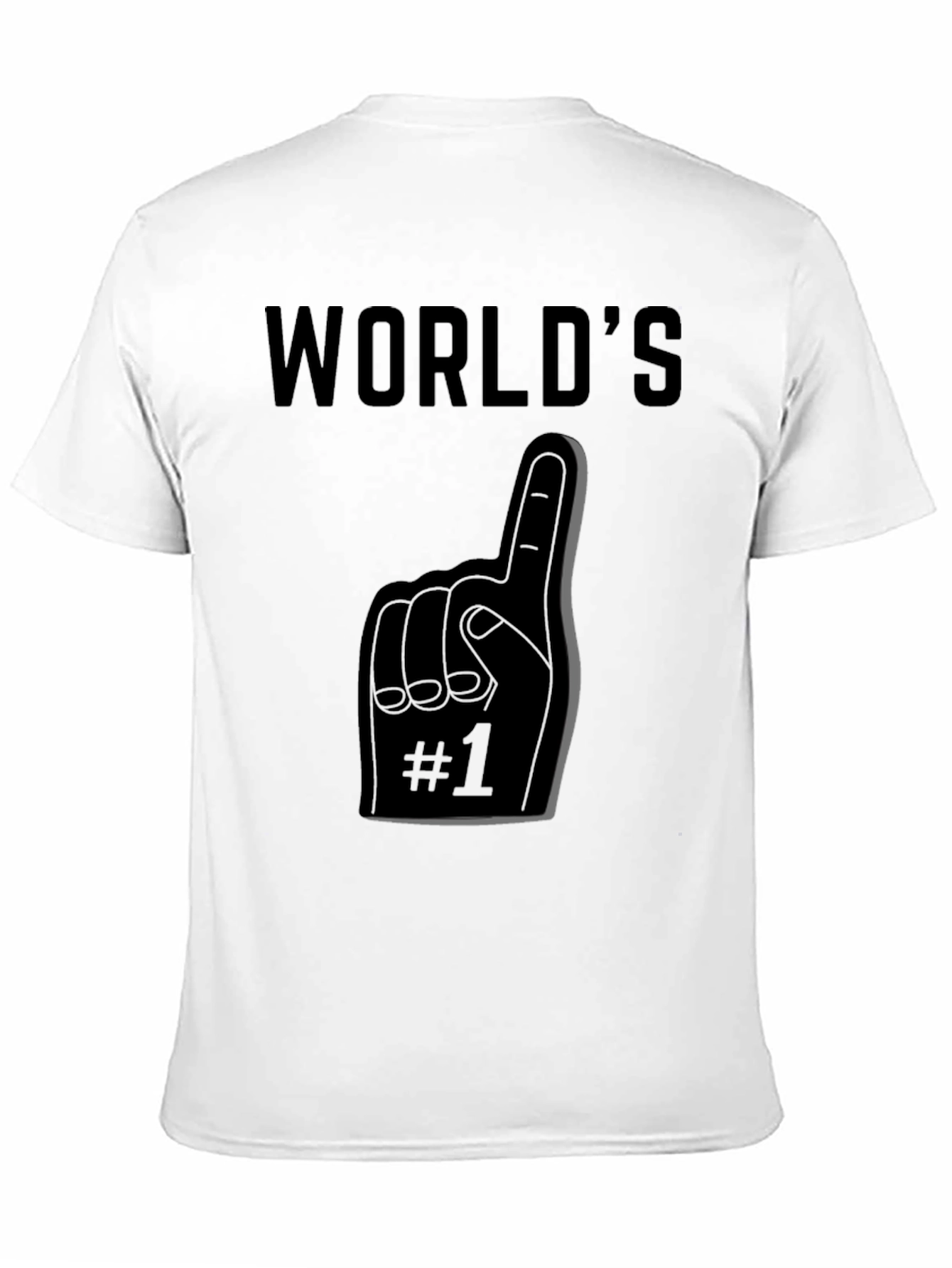 Worlds #1 Fan T-Shirt - Black Graphic Tee