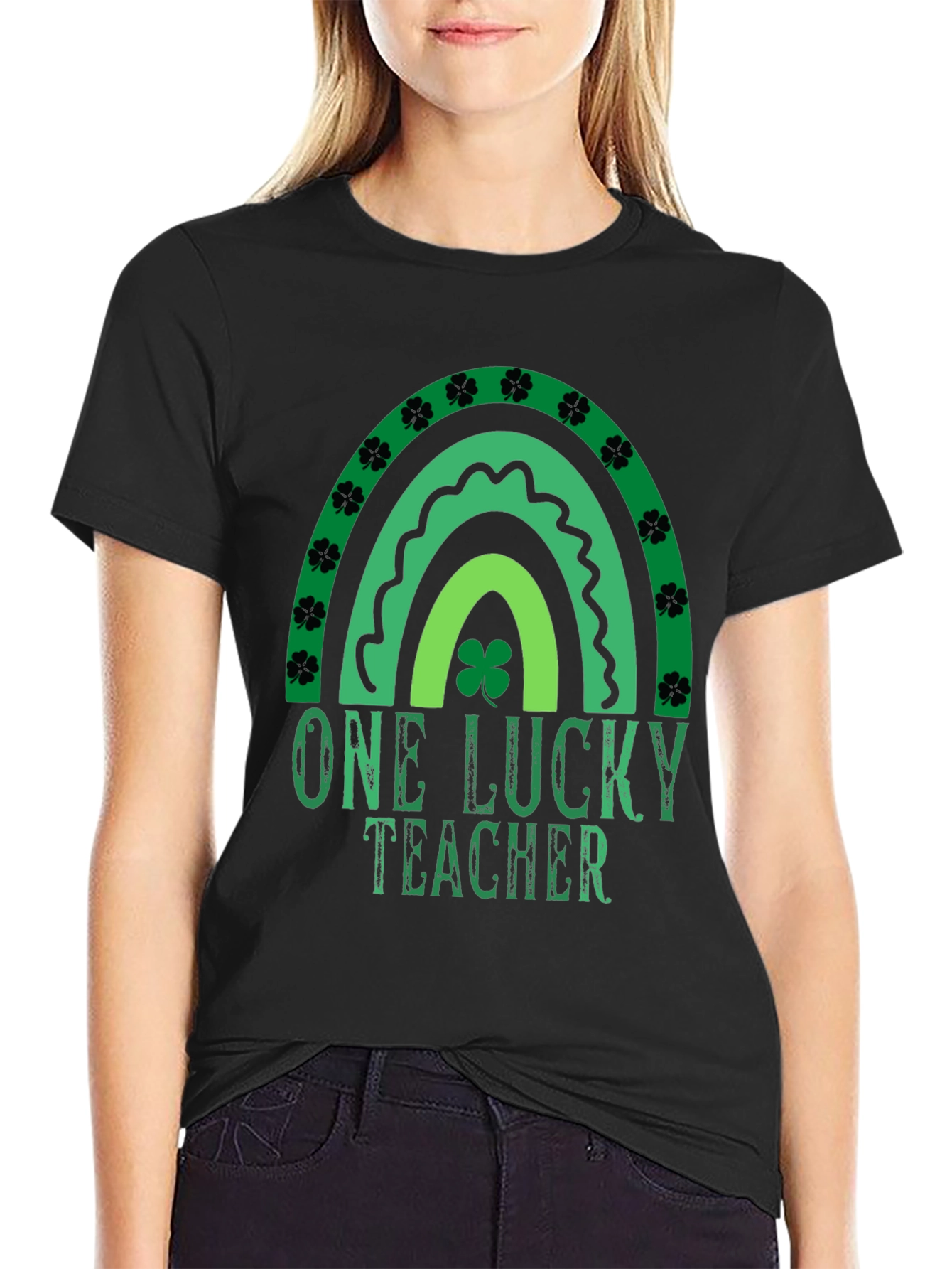 One Lucky Teacher St. Patricks Day Graphic Tee
