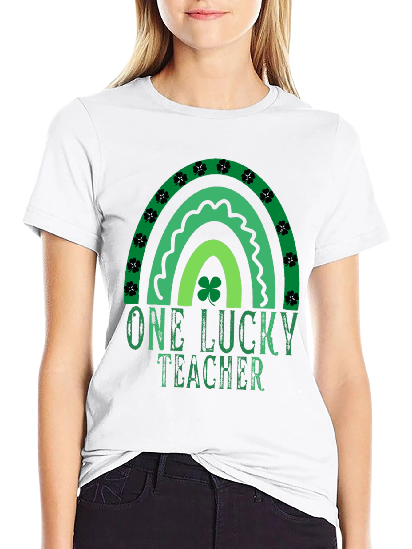 One Lucky Teacher St. Patricks Day Graphic Tee