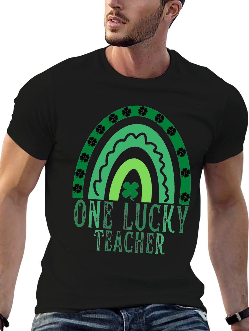 One Lucky Teacher St. Patricks Day Graphic Tee
