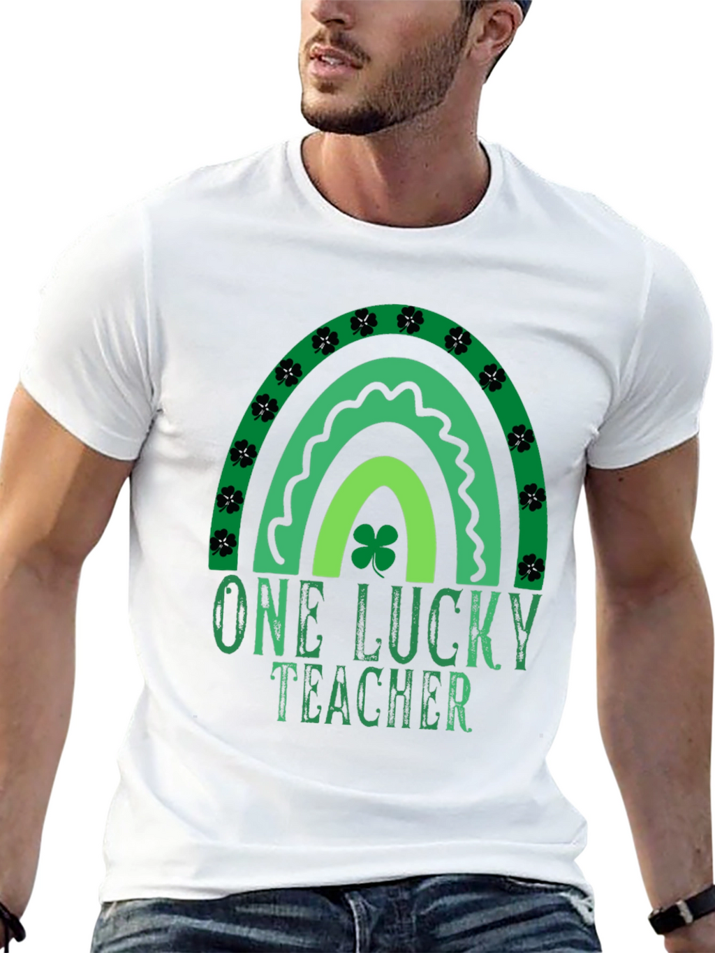 One Lucky Teacher St. Patricks Day Graphic Tee