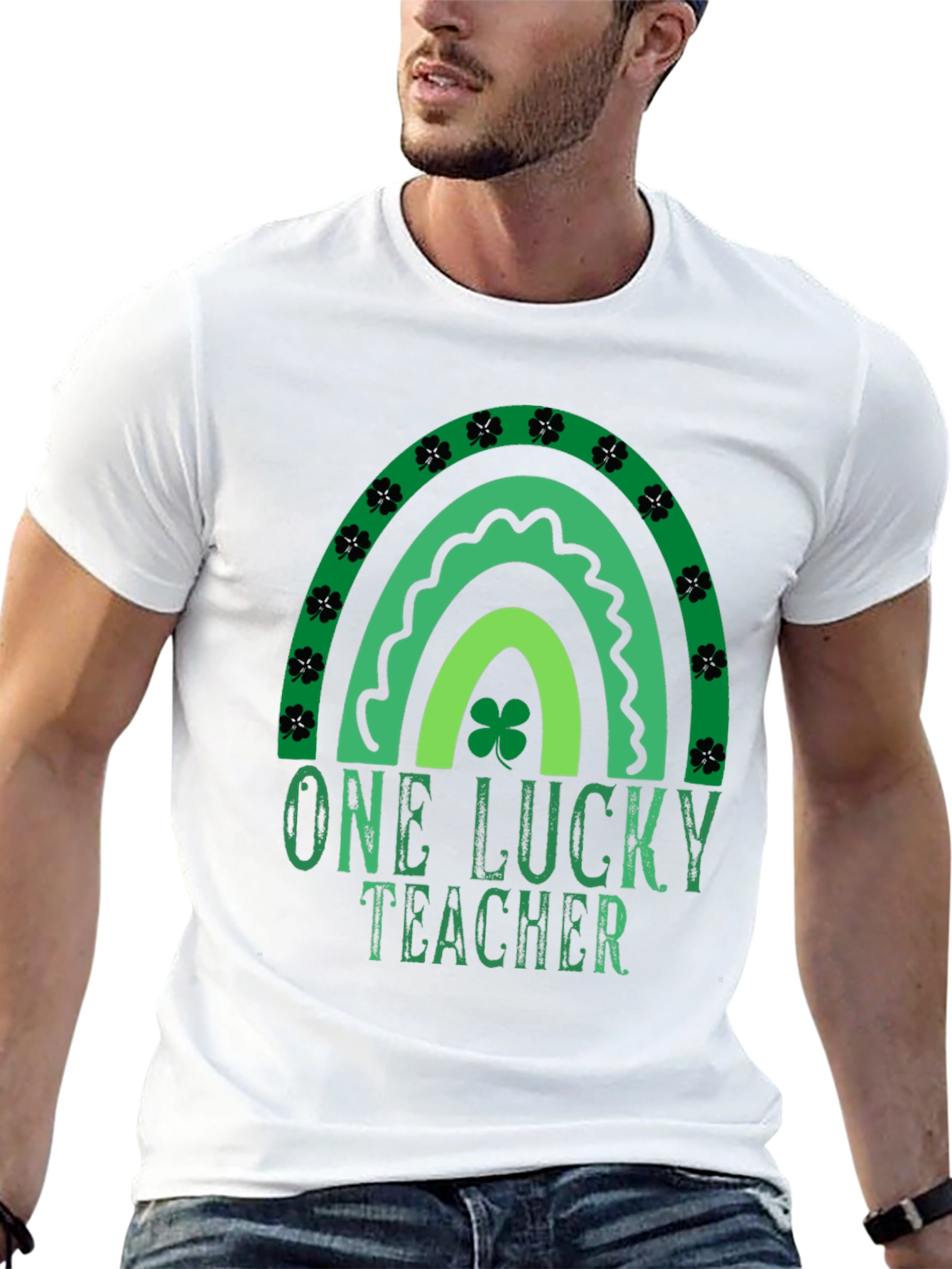 One Lucky Teacher St. Patricks Day Graphic Tee