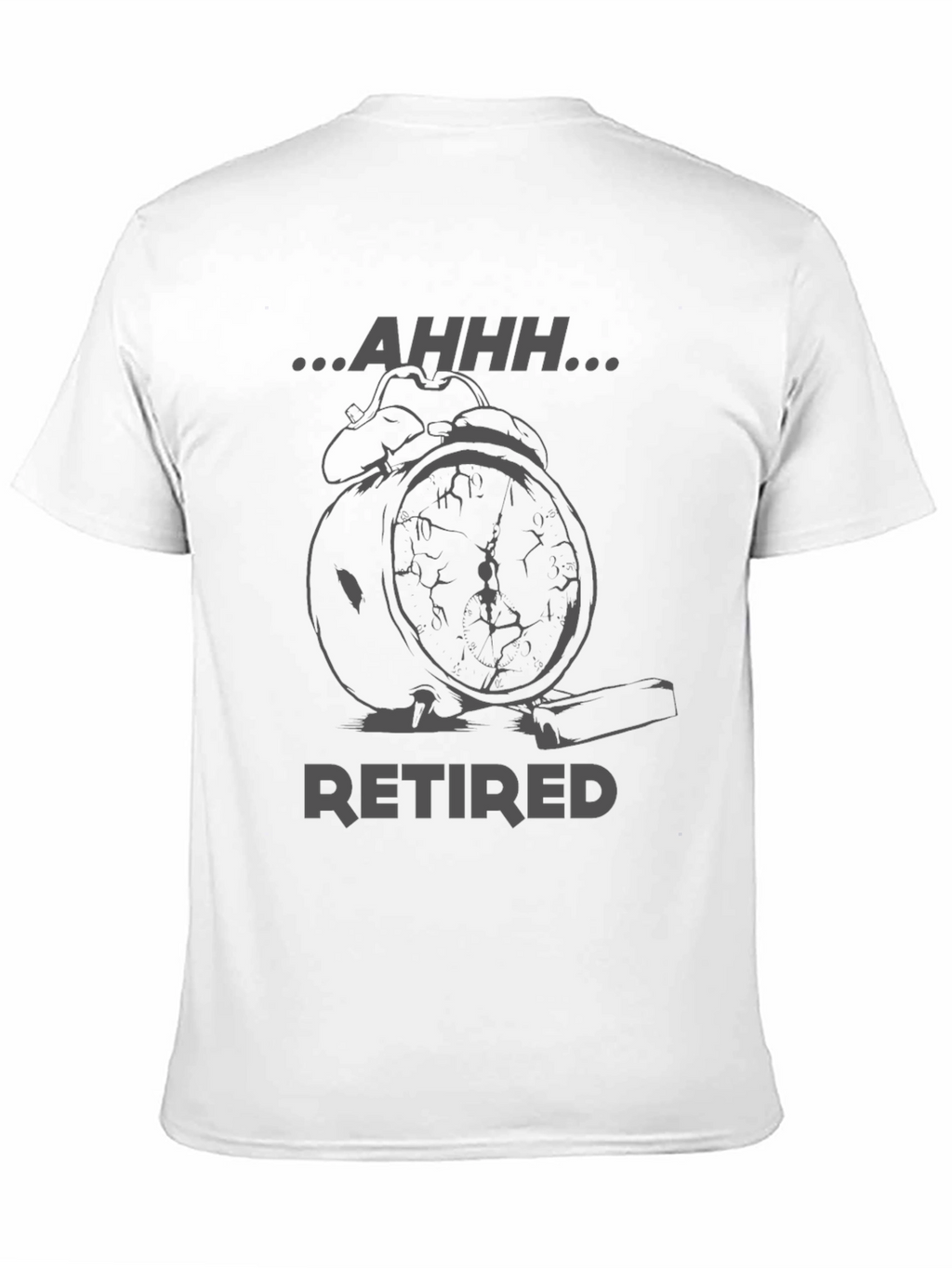 Retired Alarm Clock Graphic T-Shirt