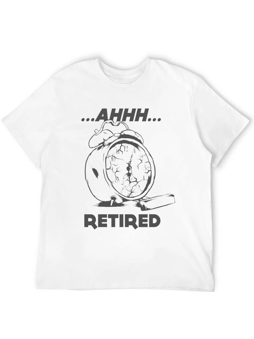 Retired Alarm Clock Graphic T-Shirt