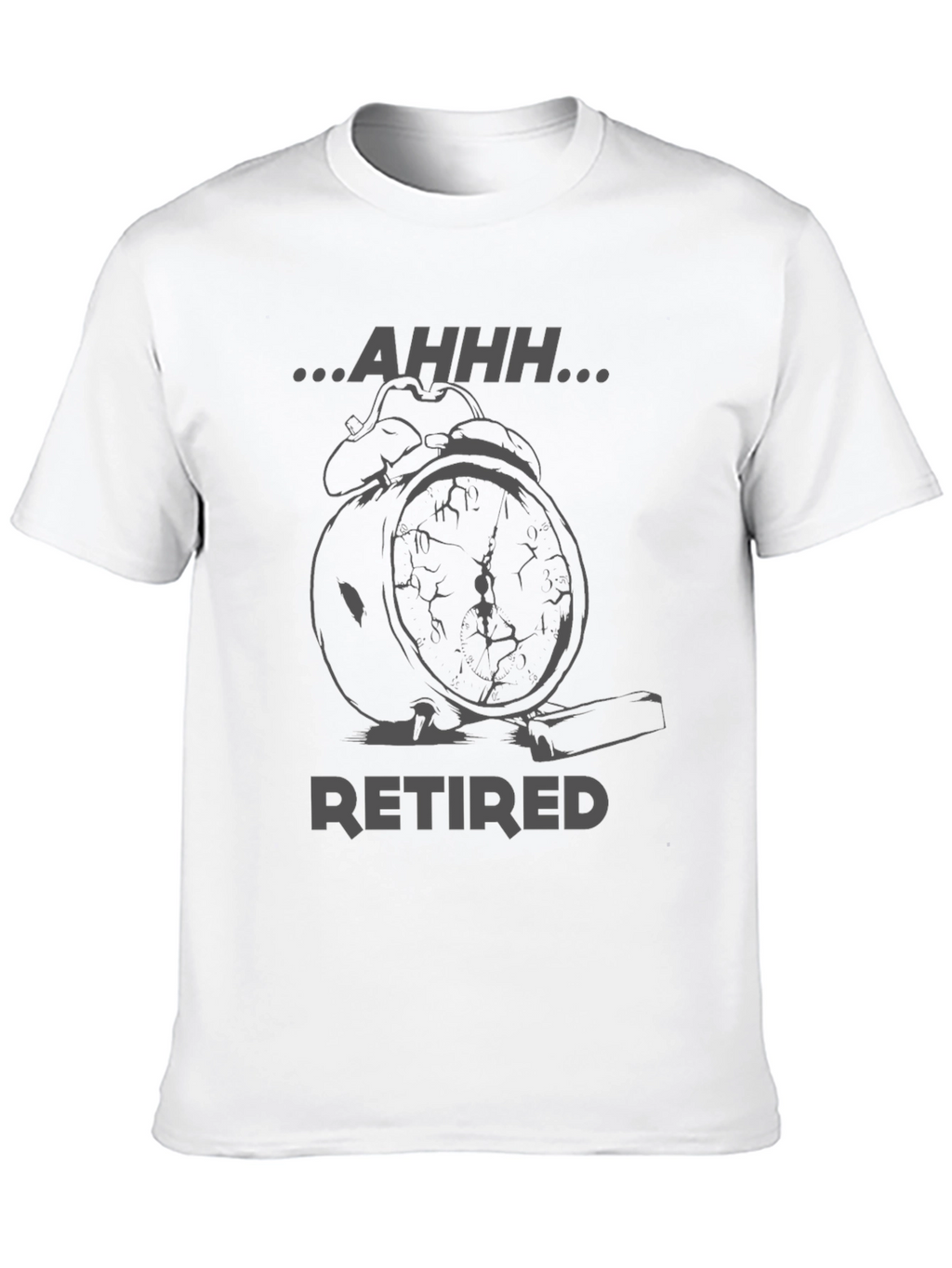 Retired Alarm Clock Graphic T-Shirt