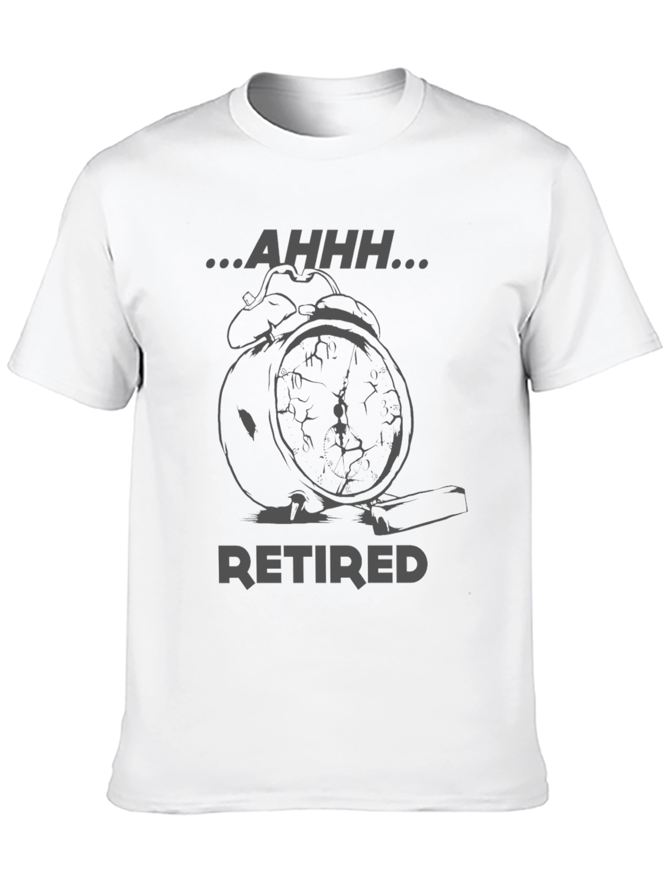 Retired Alarm Clock Graphic T-Shirt