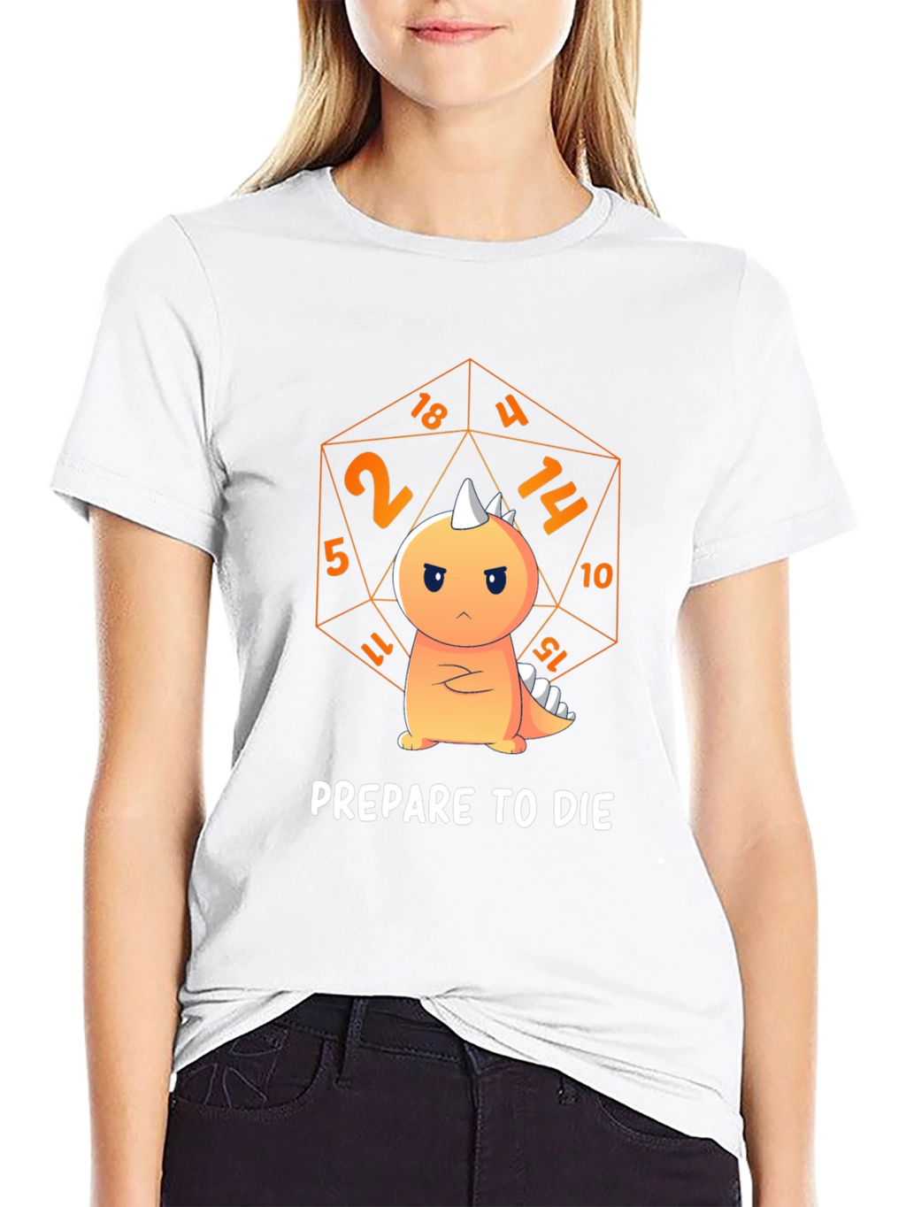 Prepare to Die Dinosaur T-Shirt - D&D Inspired