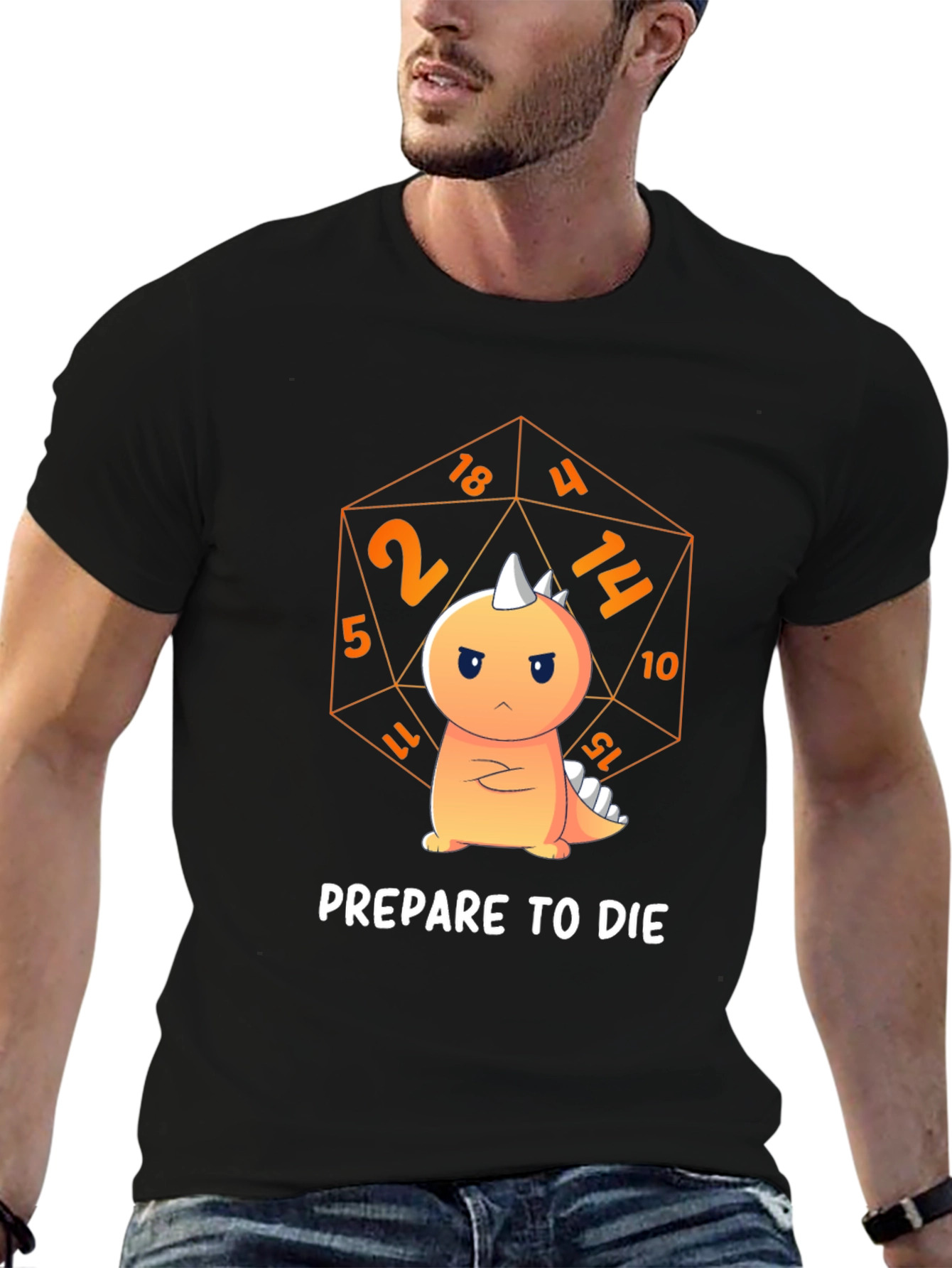 Prepare to Die Dinosaur T-Shirt - D&D Inspired