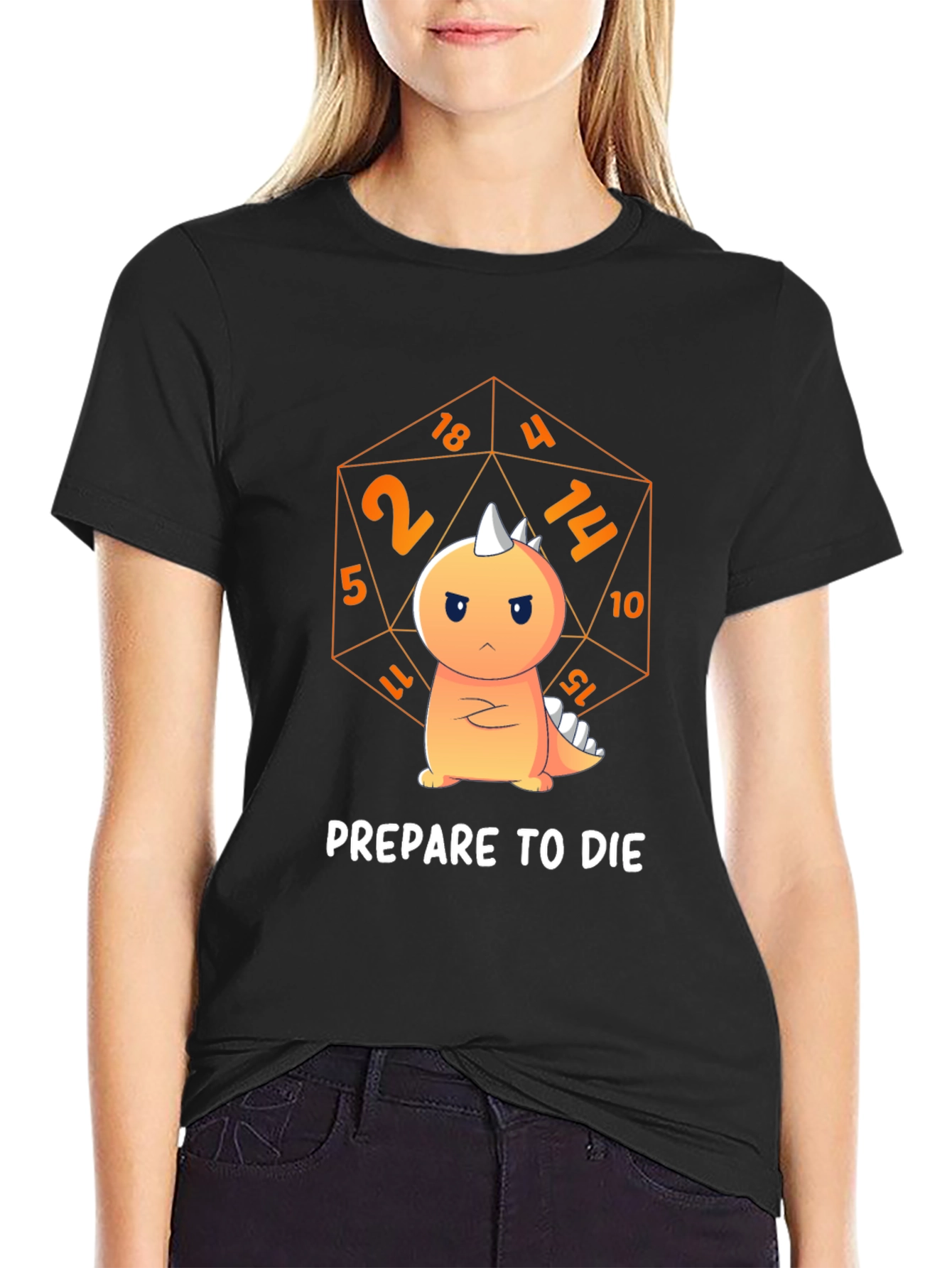 Prepare to Die Dinosaur T-Shirt - D&D Inspired