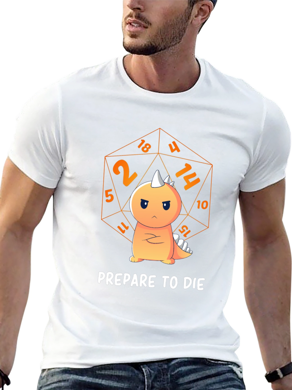 Prepare to Die Dinosaur T-Shirt - D&D Inspired