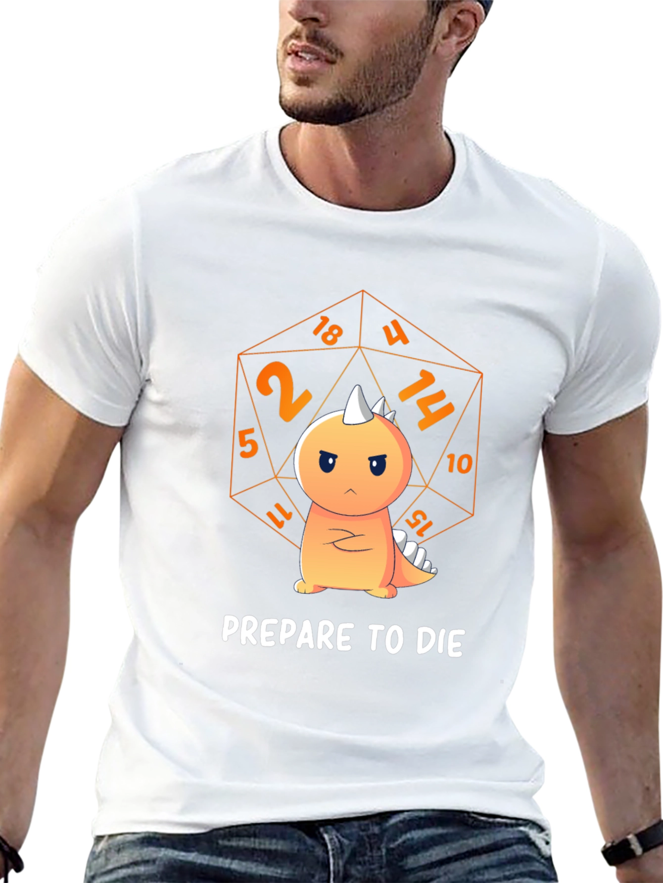 Prepare to Die Dinosaur T-Shirt - D&D Inspired