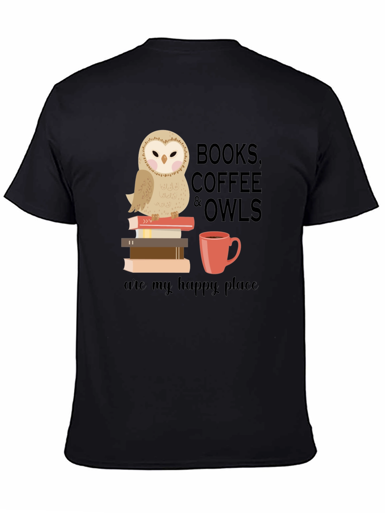 Books Coffee & Owls T-Shirt