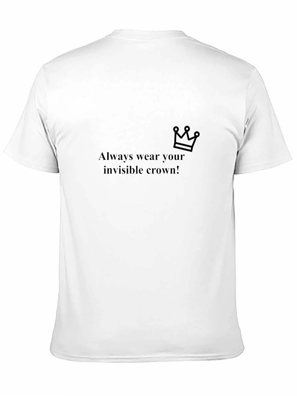 Invisible Crown T-Shirt - Black