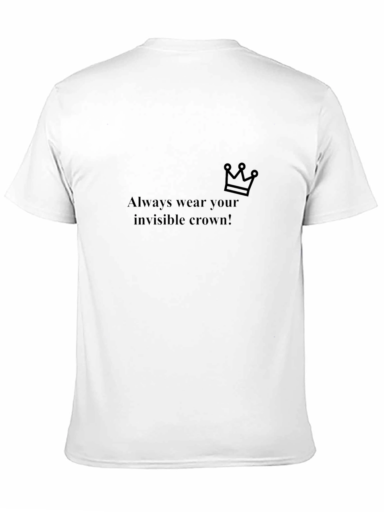 Invisible Crown T-Shirt - Black