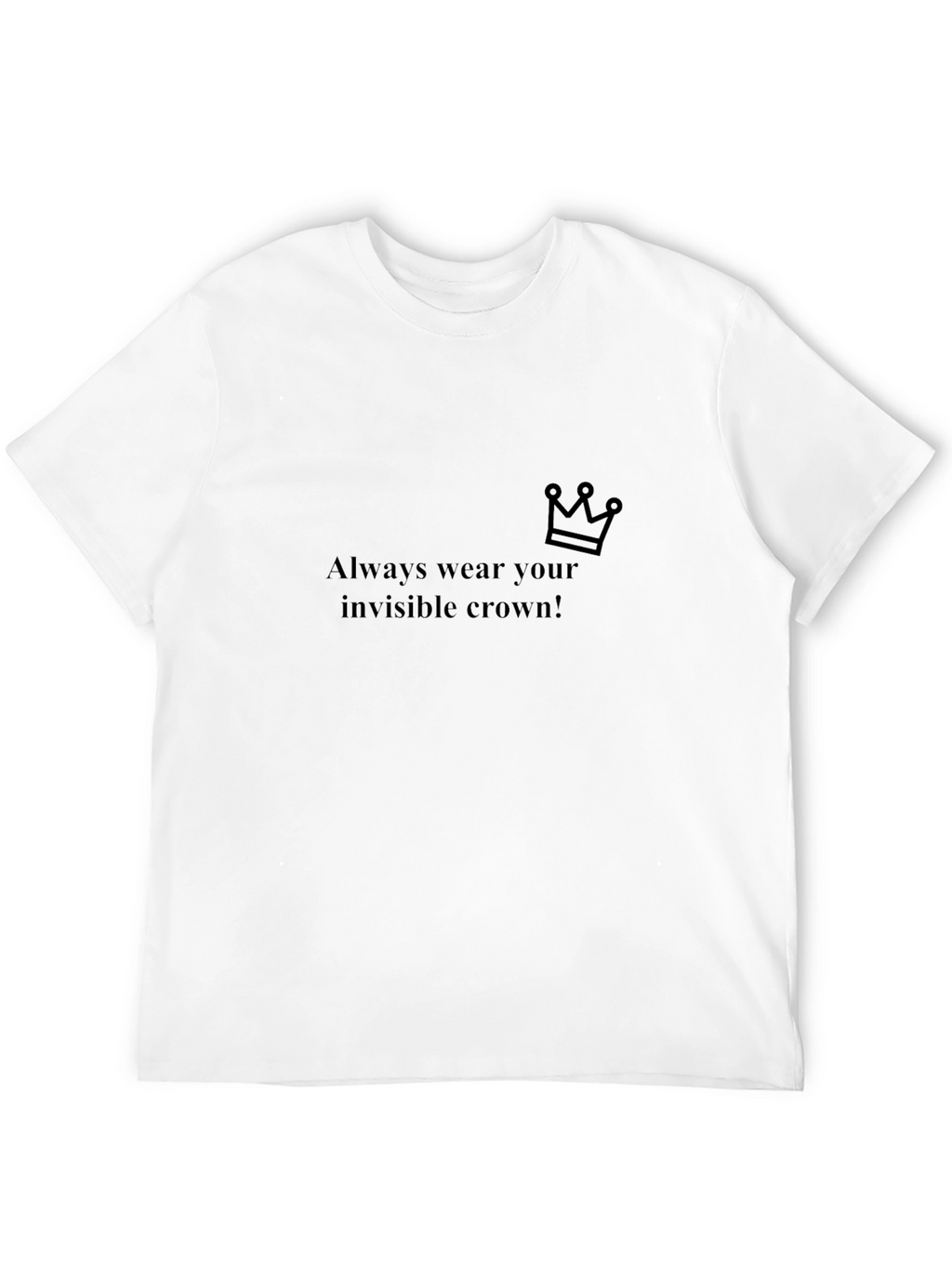 Invisible Crown T-Shirt - Black