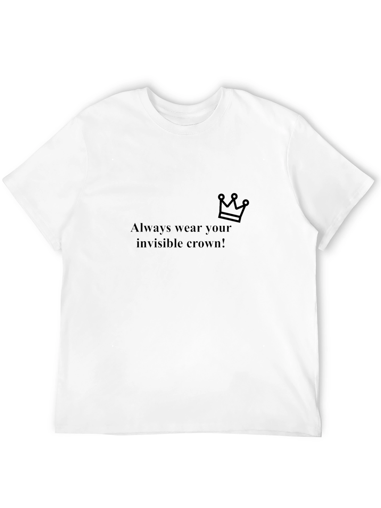 Invisible Crown T-Shirt - Black