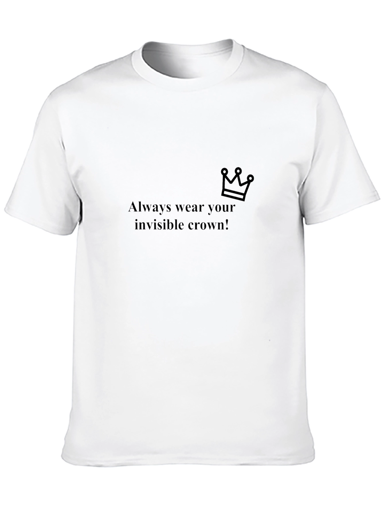 Invisible Crown T-Shirt - Black