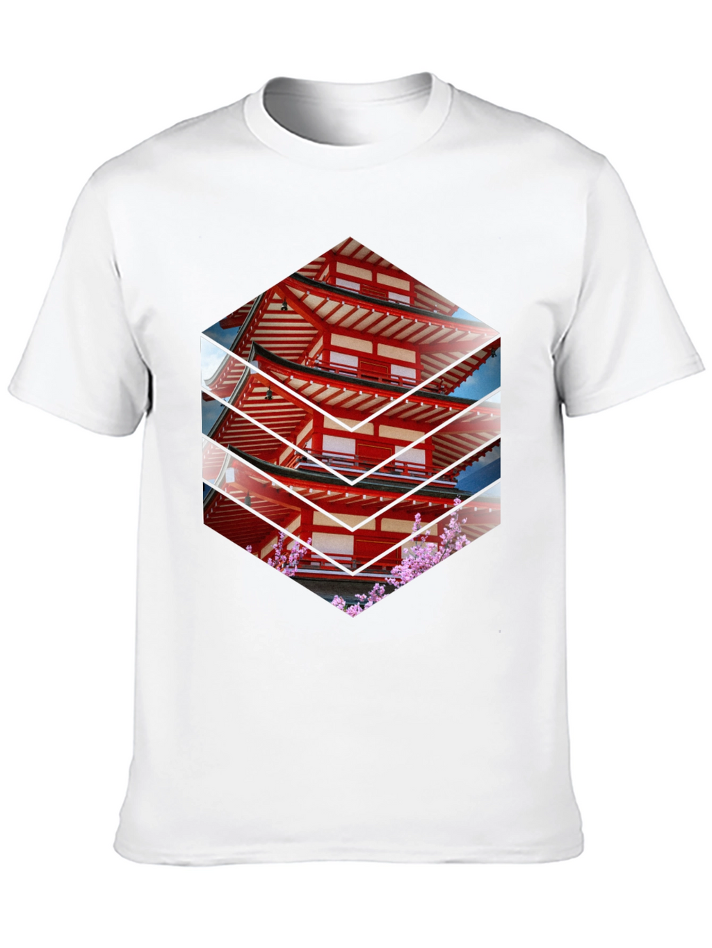 Japanese Pagoda T-Shirt - Unique Graphic Tee