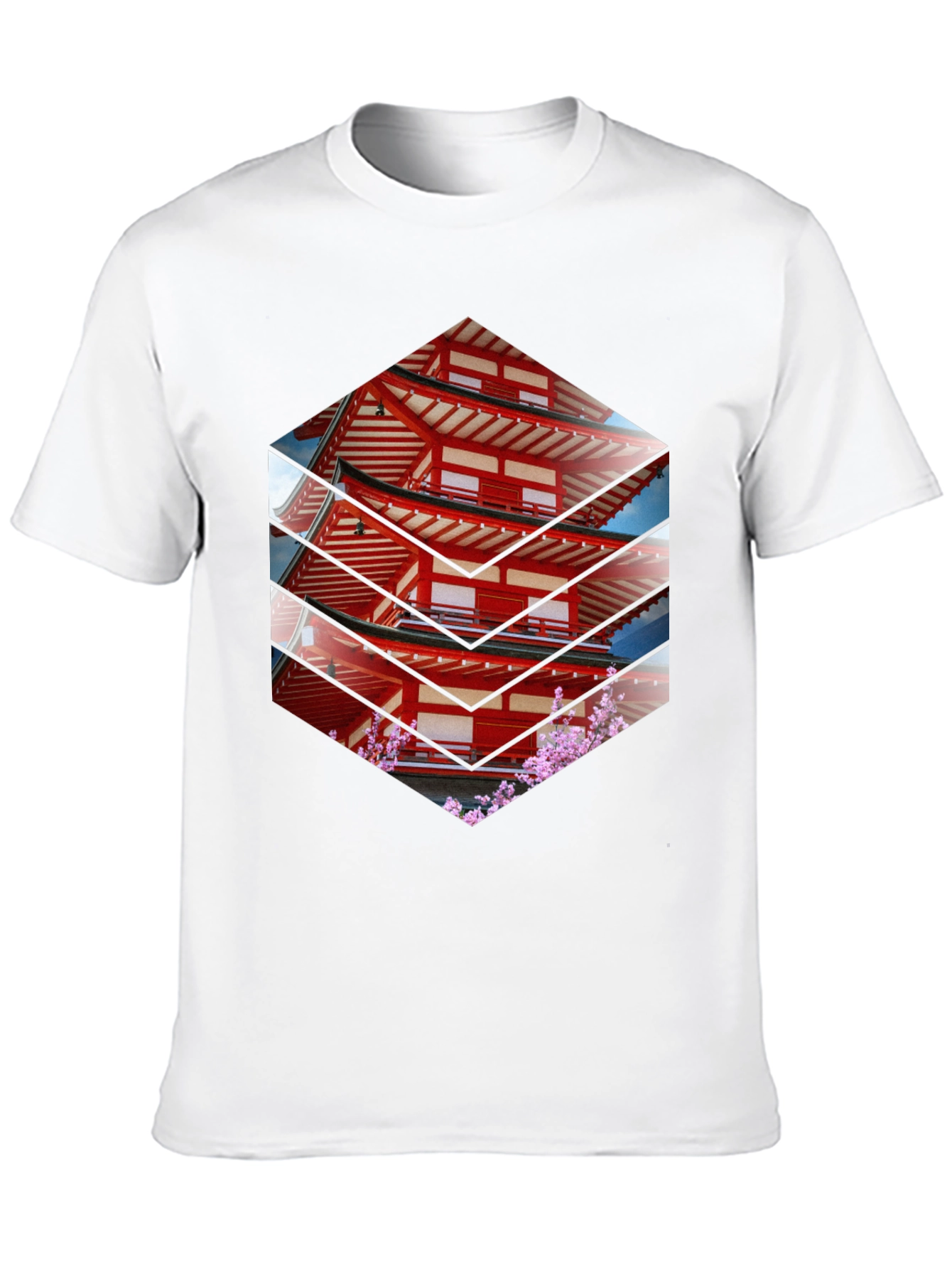 Japanese Pagoda T-Shirt - Unique Graphic Tee