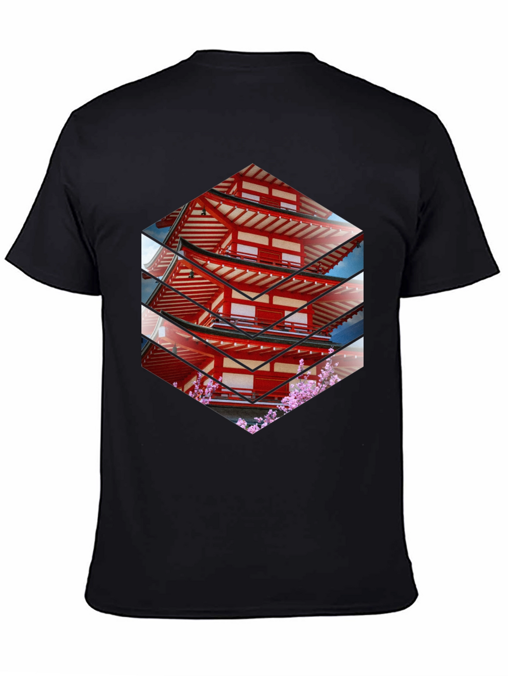 Japanese Pagoda T-Shirt - Unique Graphic Tee