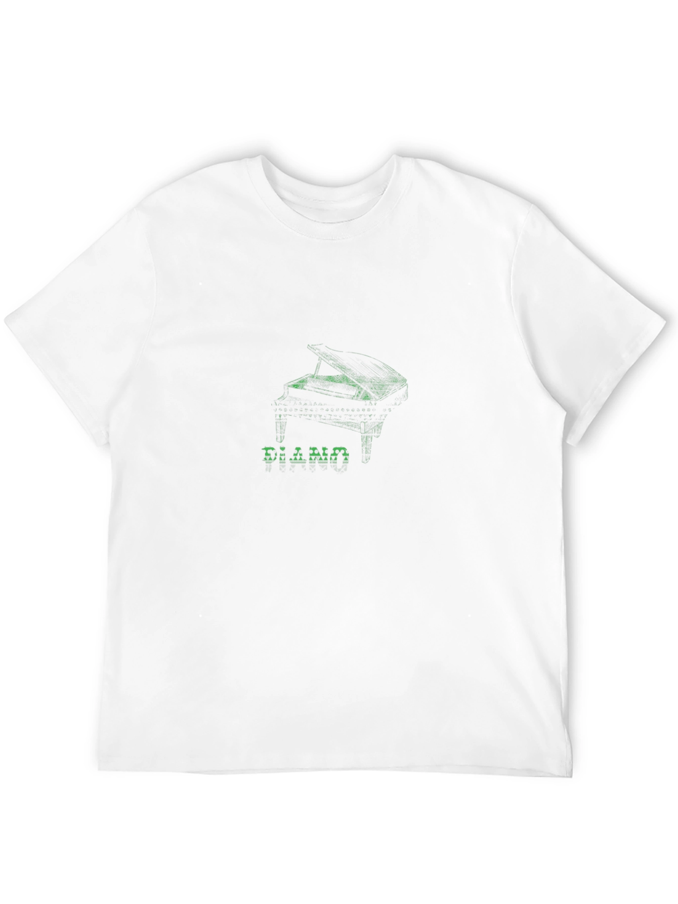 Piano Graphic Black T-Shirt