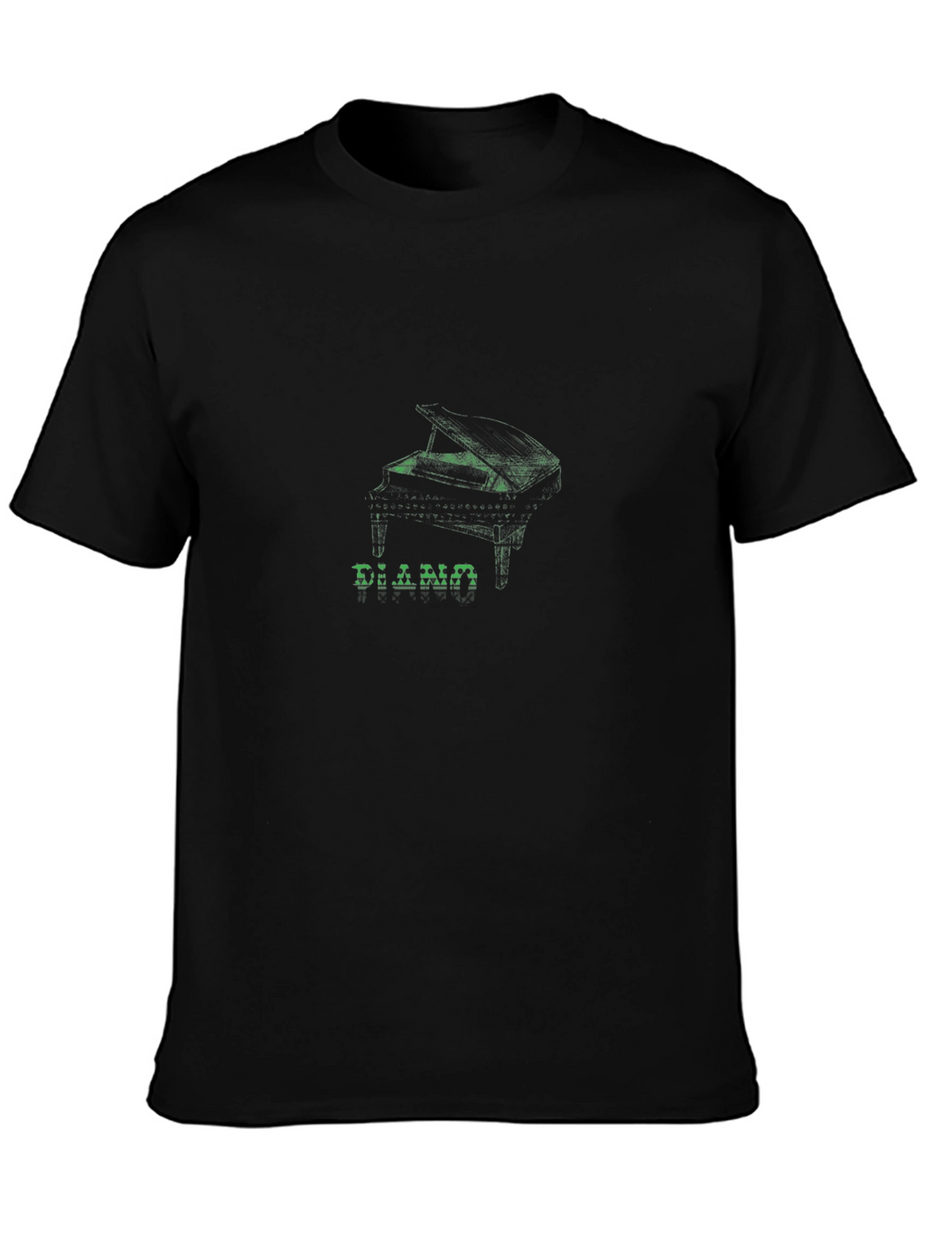 Piano Graphic Black T-Shirt