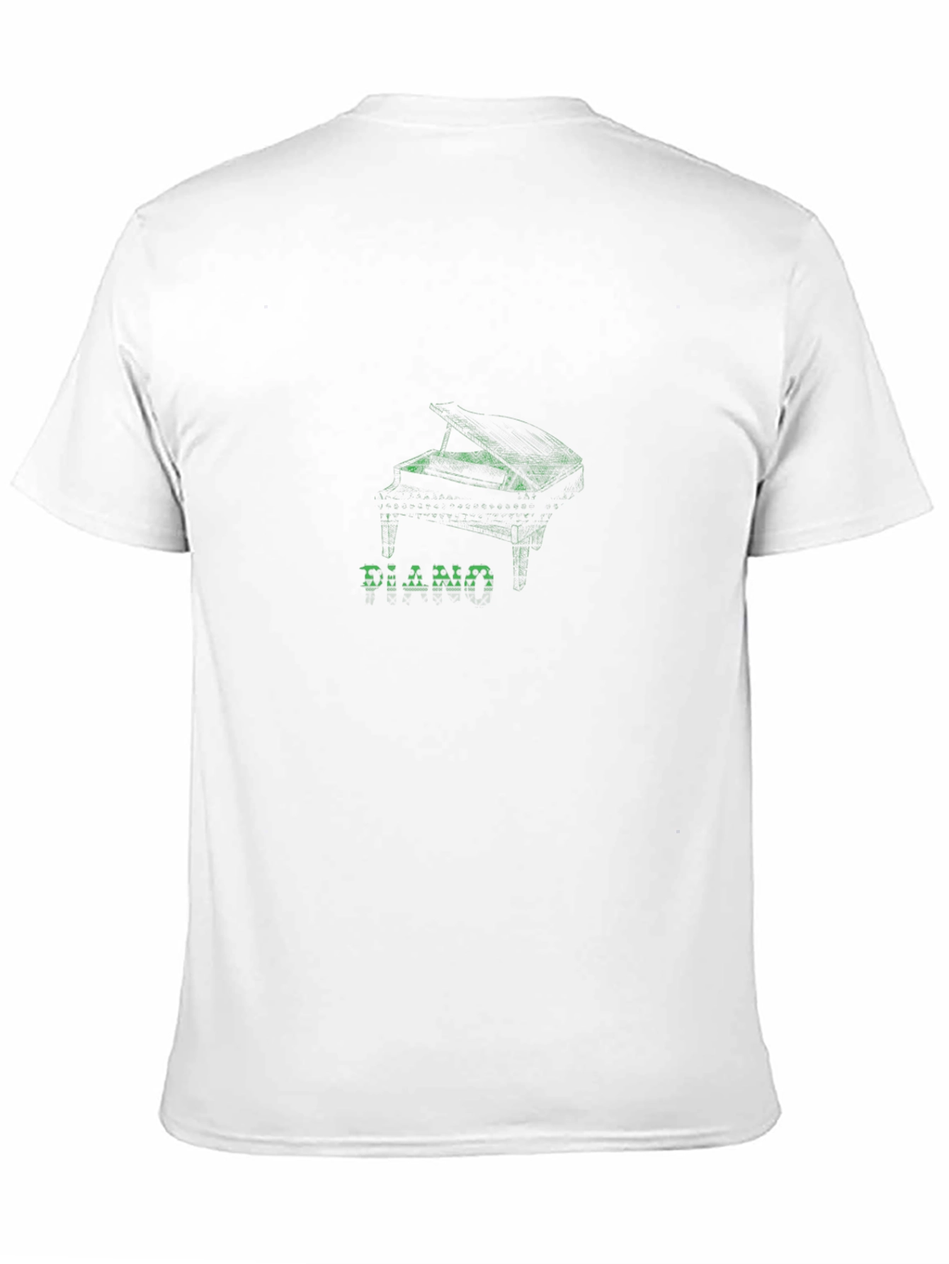 Piano Graphic Black T-Shirt
