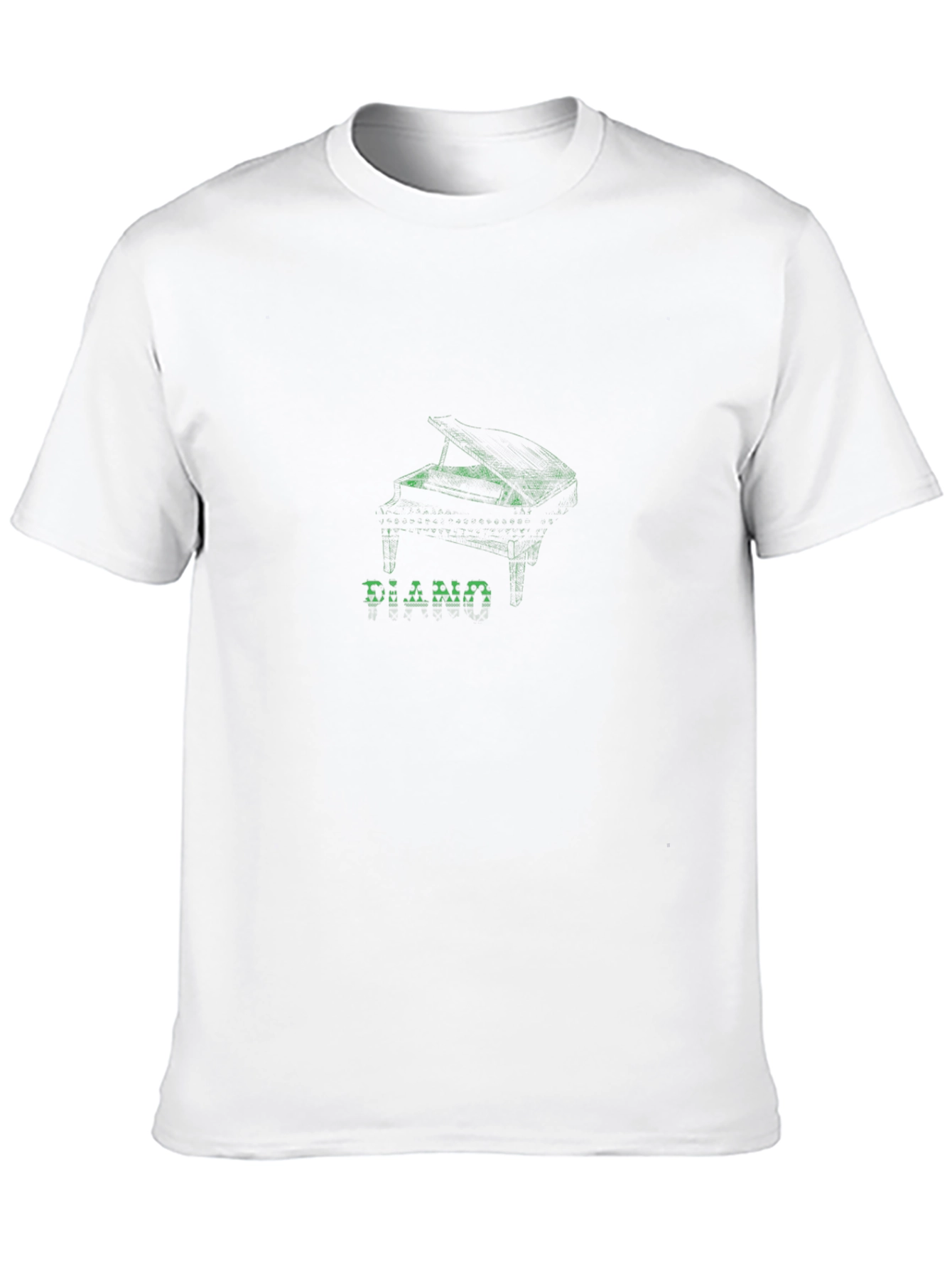 Piano Graphic Black T-Shirt