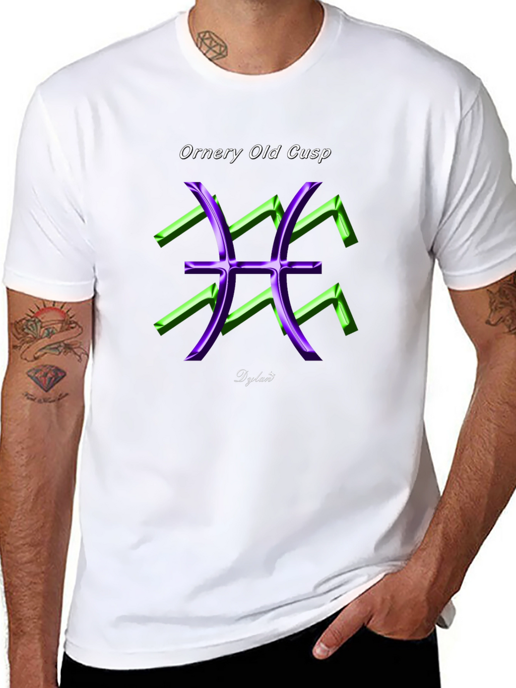 Ornery Old Cusp Pisces Zodiac T-Shirt
