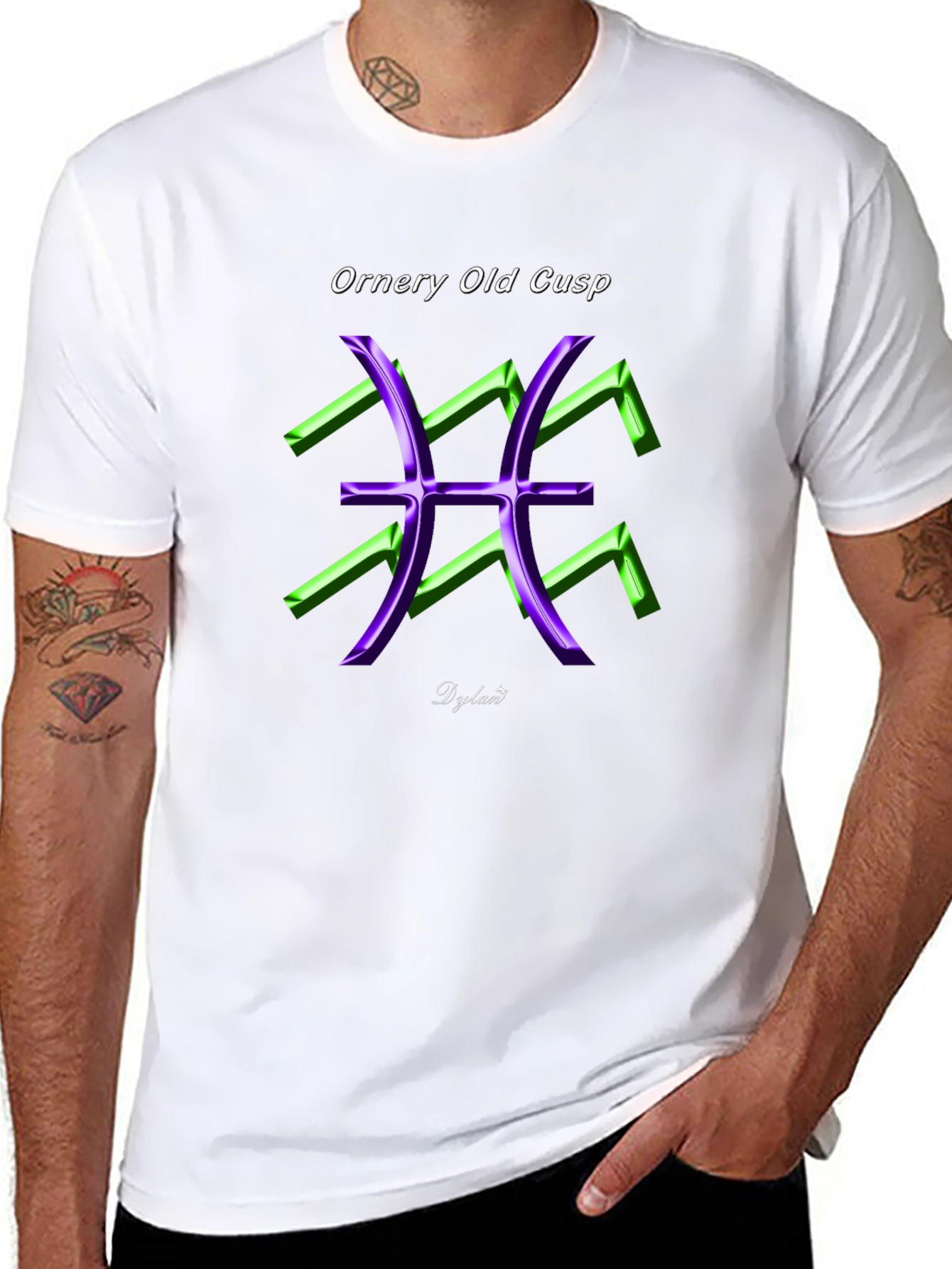 Ornery Old Cusp Pisces Zodiac T-Shirt