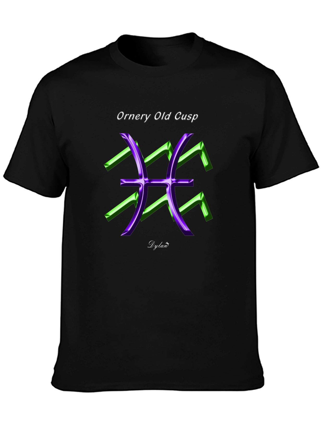 Ornery Old Cusp Pisces Zodiac T-Shirt