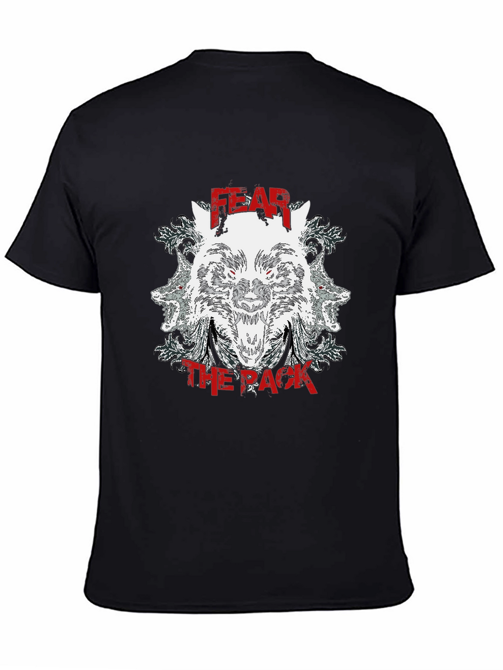 Fear The Pack Wolf Graphic T-Shirt