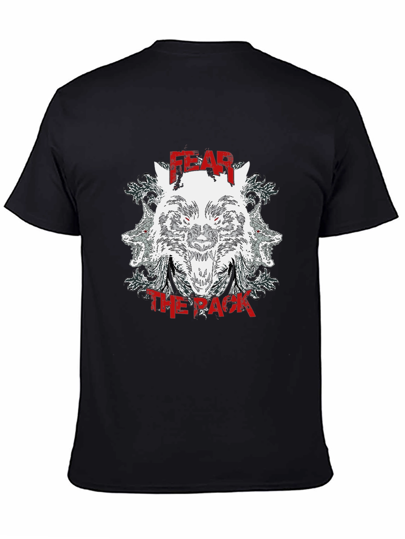 Fear The Pack Wolf Graphic T-Shirt