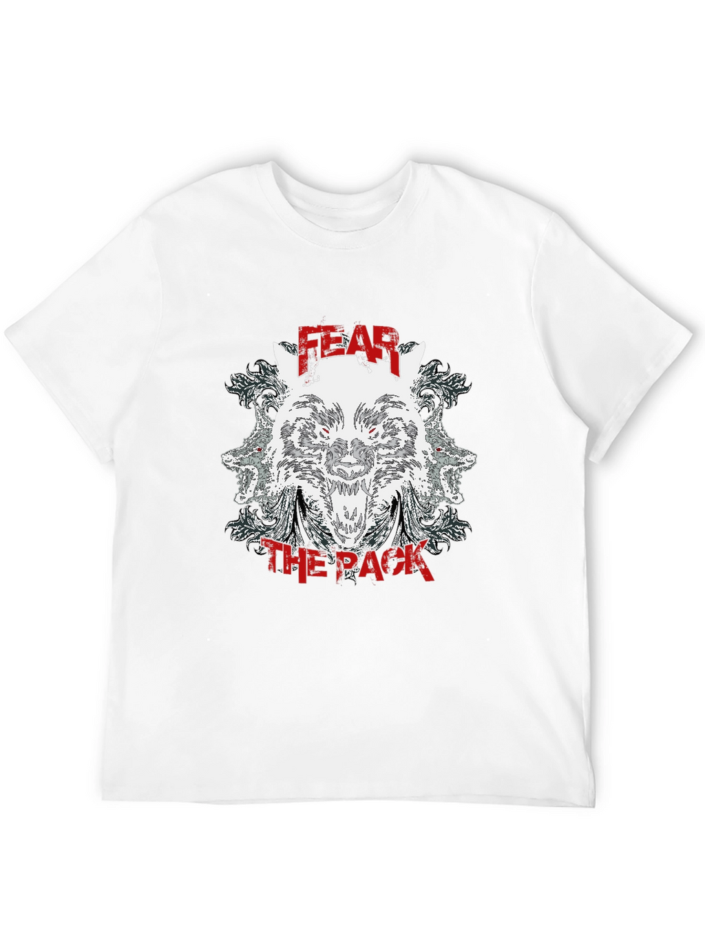 Fear The Pack Wolf Graphic T-Shirt