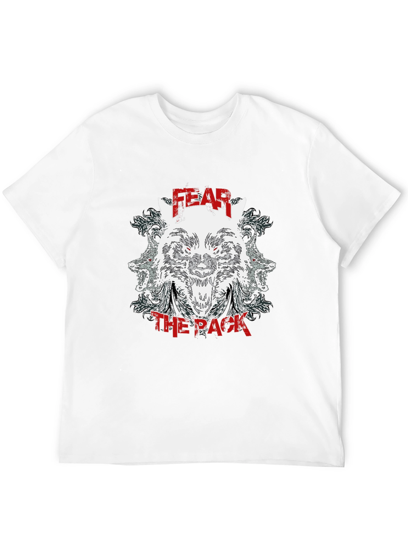 Fear The Pack Wolf Graphic T-Shirt