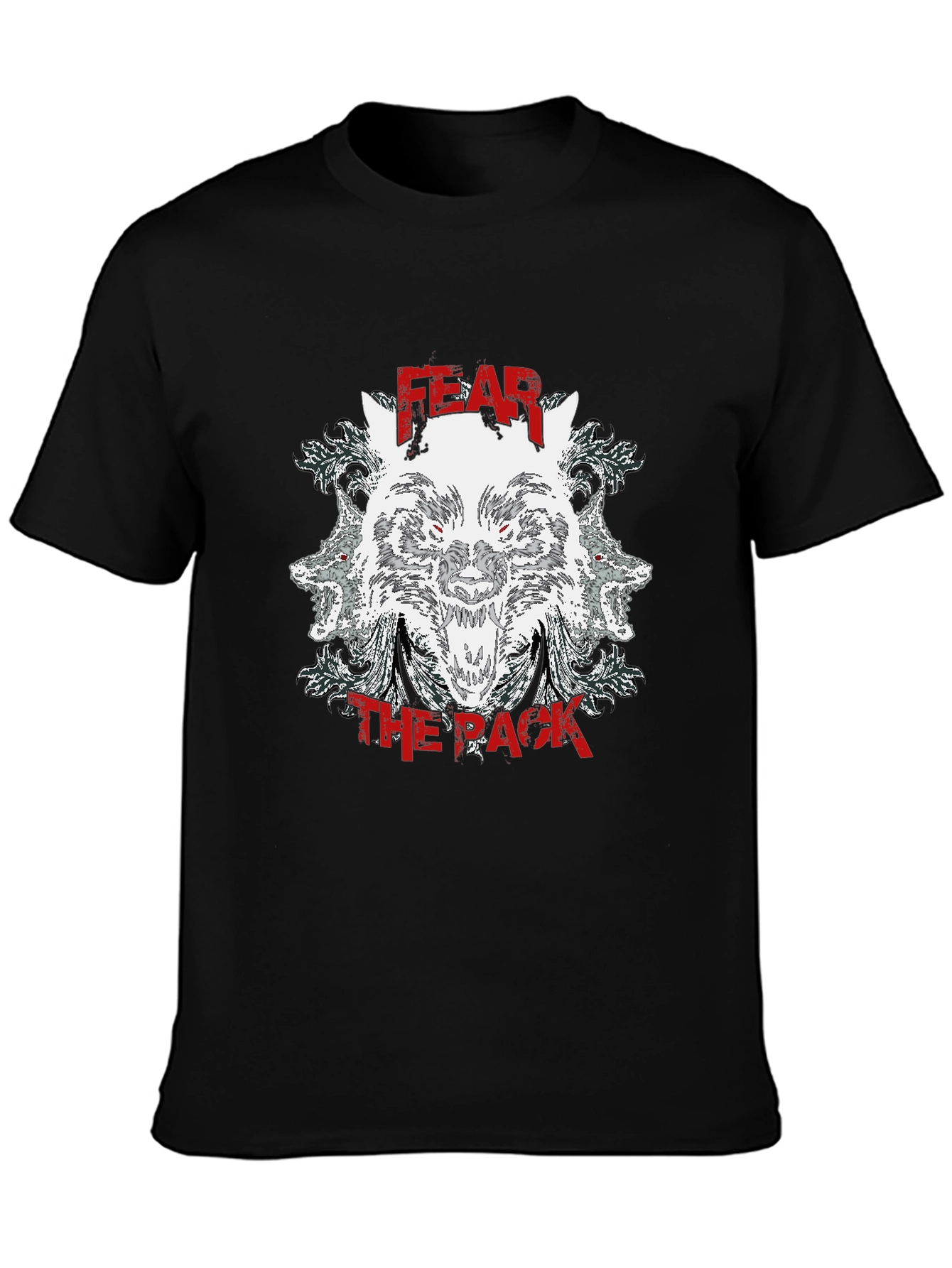 Fear The Pack Wolf Graphic T-Shirt