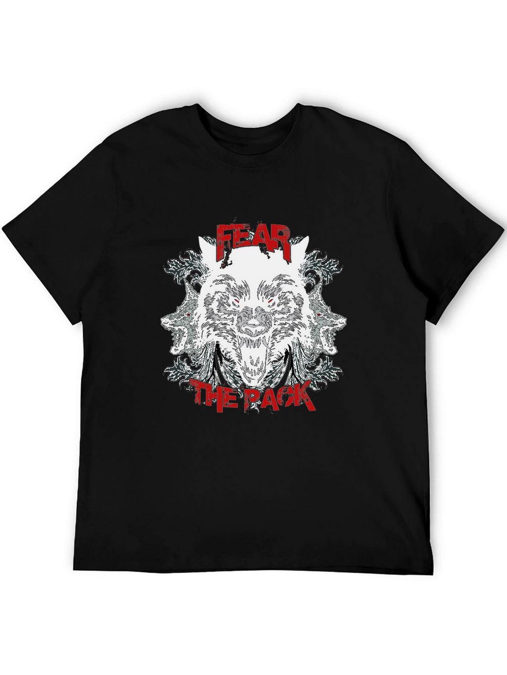 Fear The Pack Wolf Graphic T-Shirt