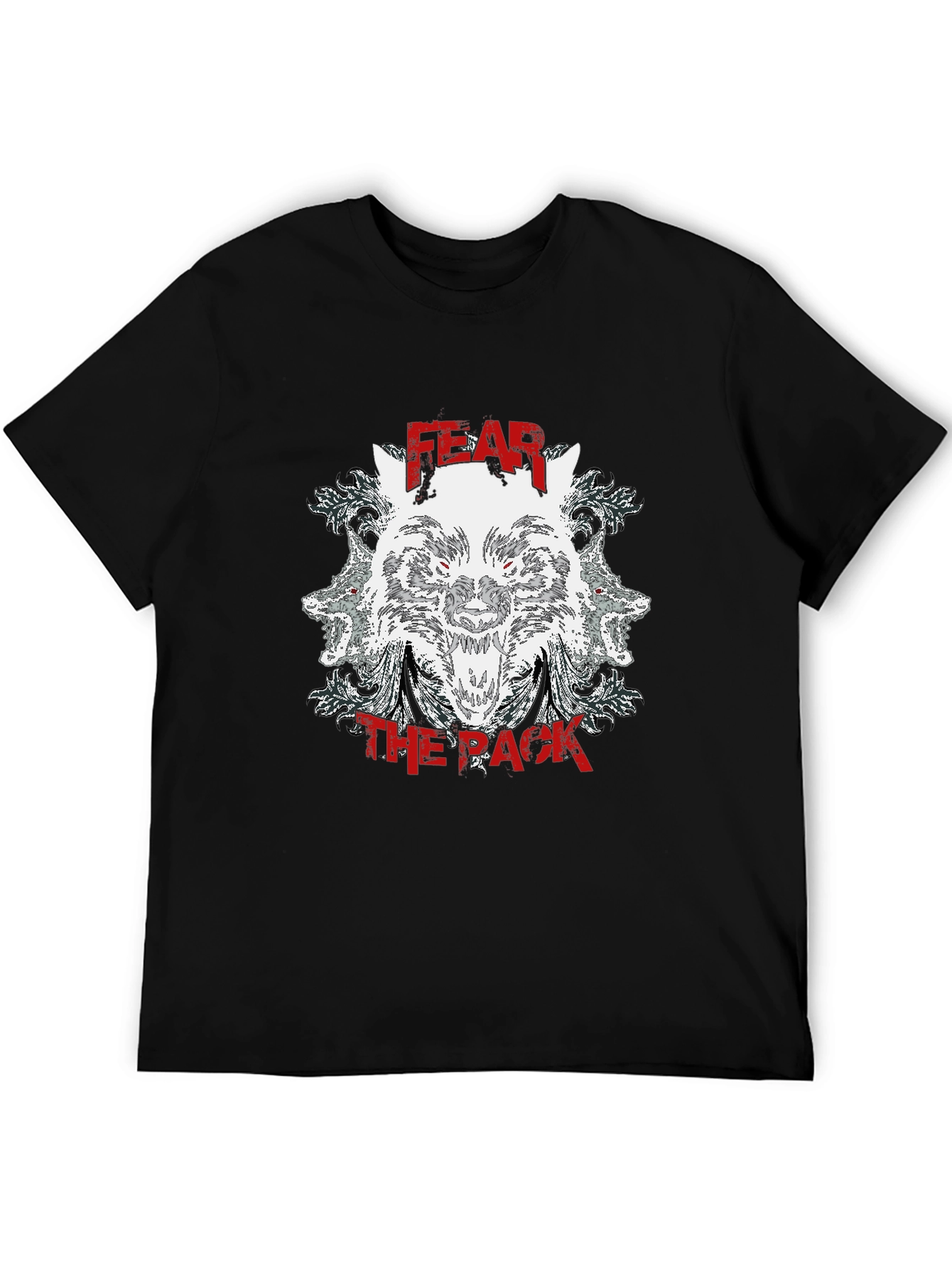Fear The Pack Wolf Graphic T-Shirt
