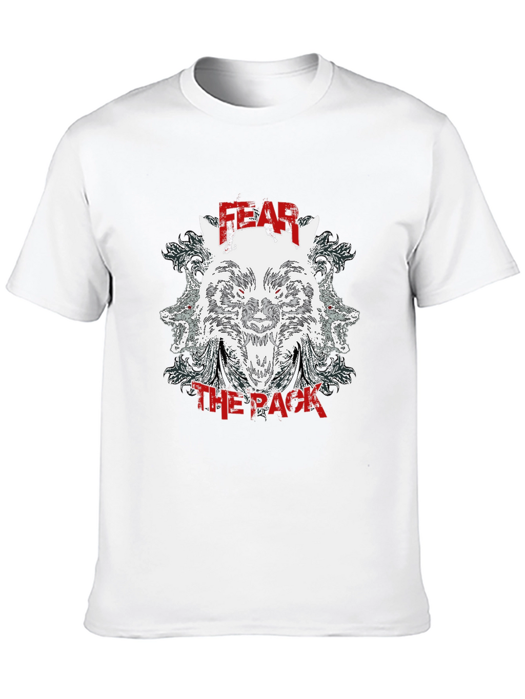 Fear The Pack Wolf Graphic T-Shirt