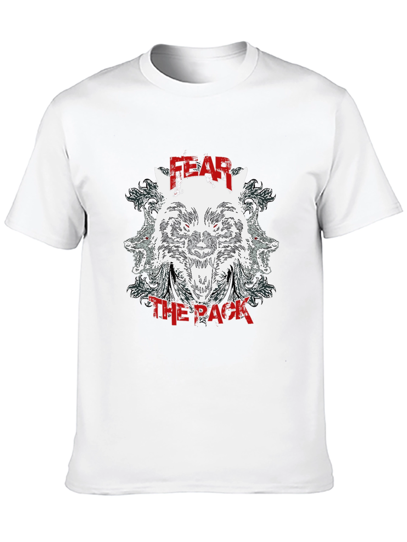 Fear The Pack Wolf Graphic T-Shirt