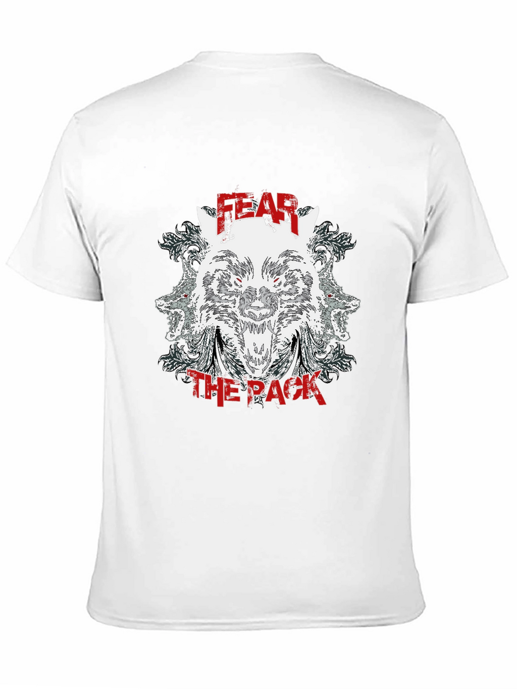 Fear The Pack Wolf Graphic T-Shirt