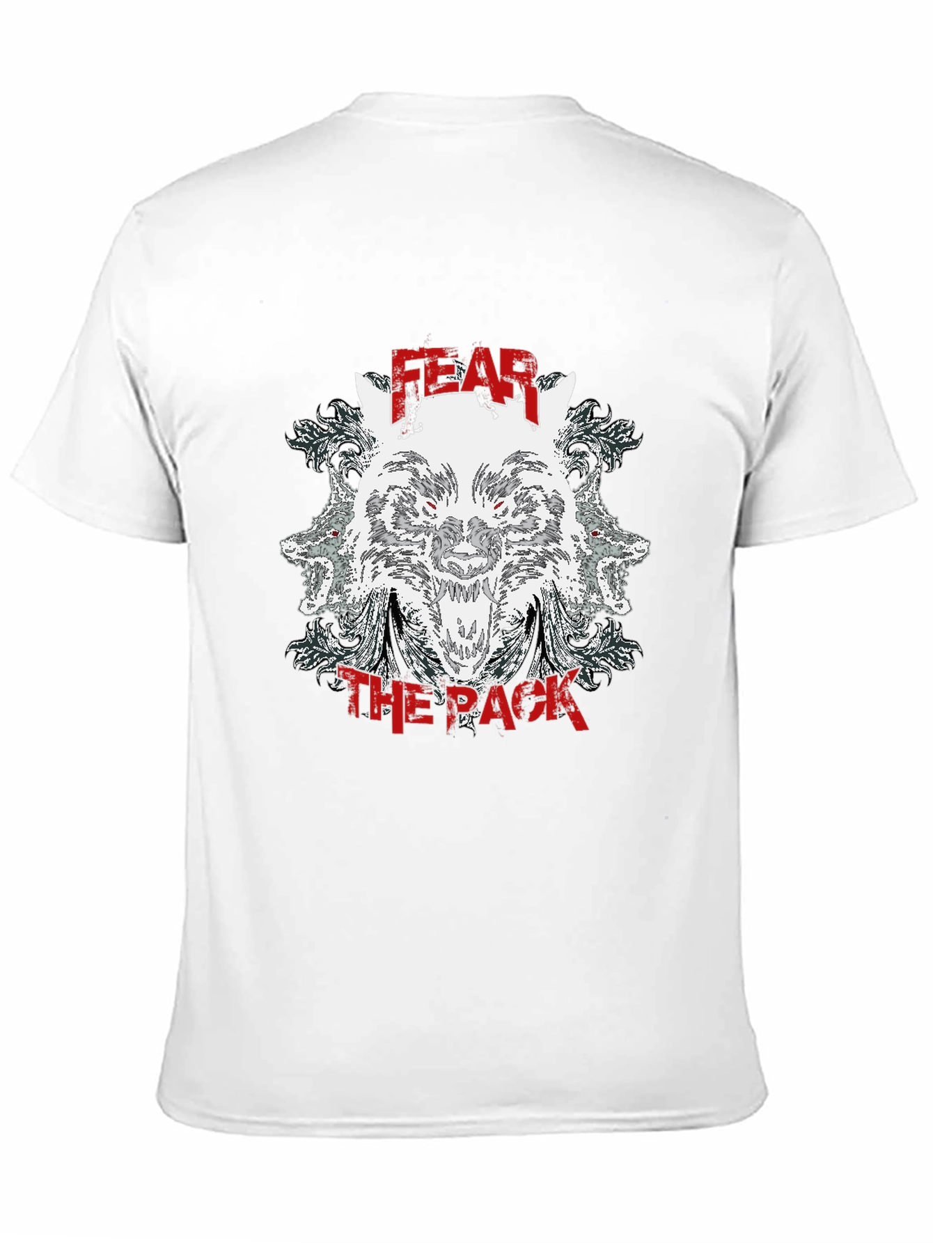 Fear The Pack Wolf Graphic T-Shirt