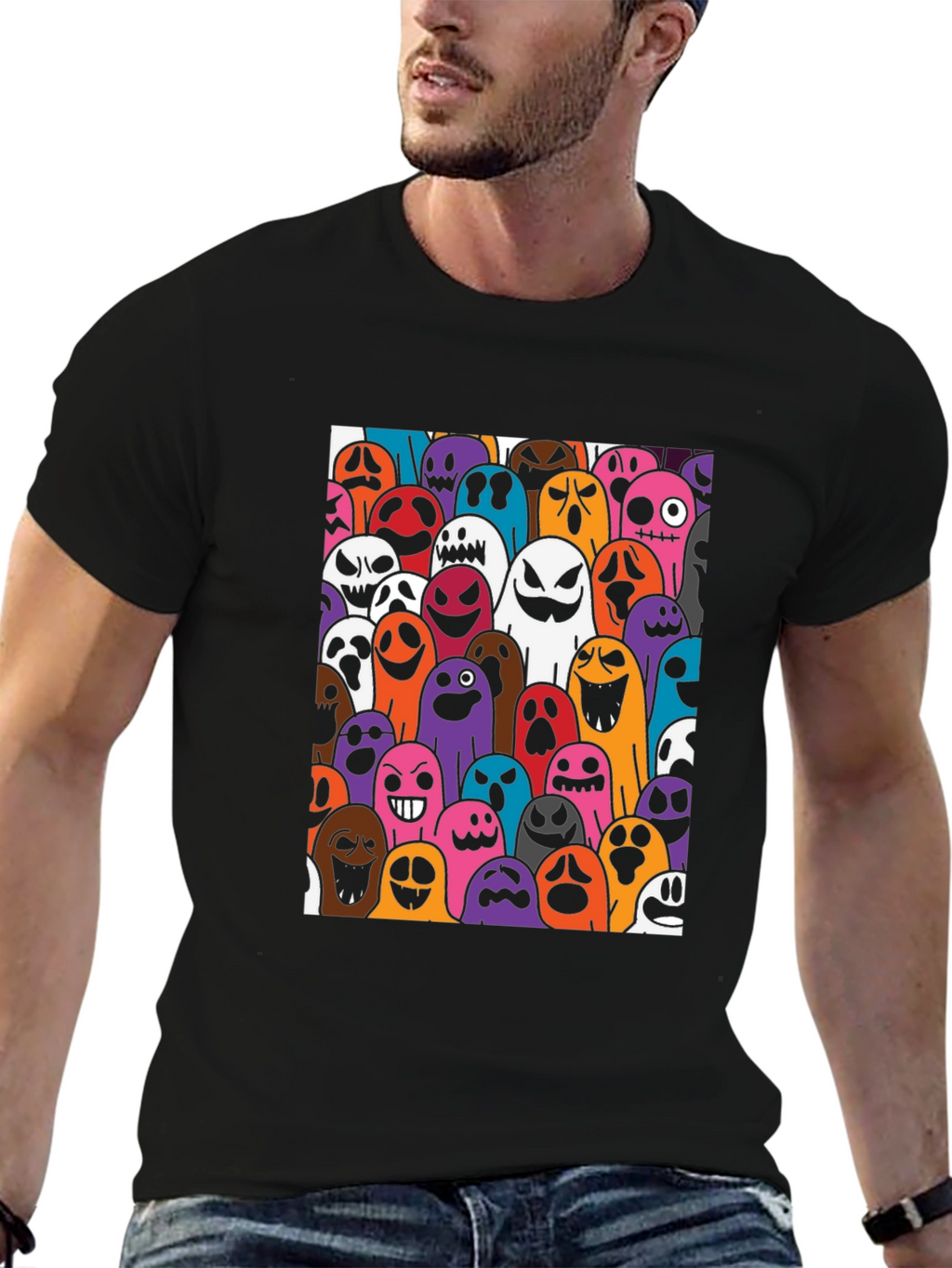 Spooky Season Ghost T-Shirt