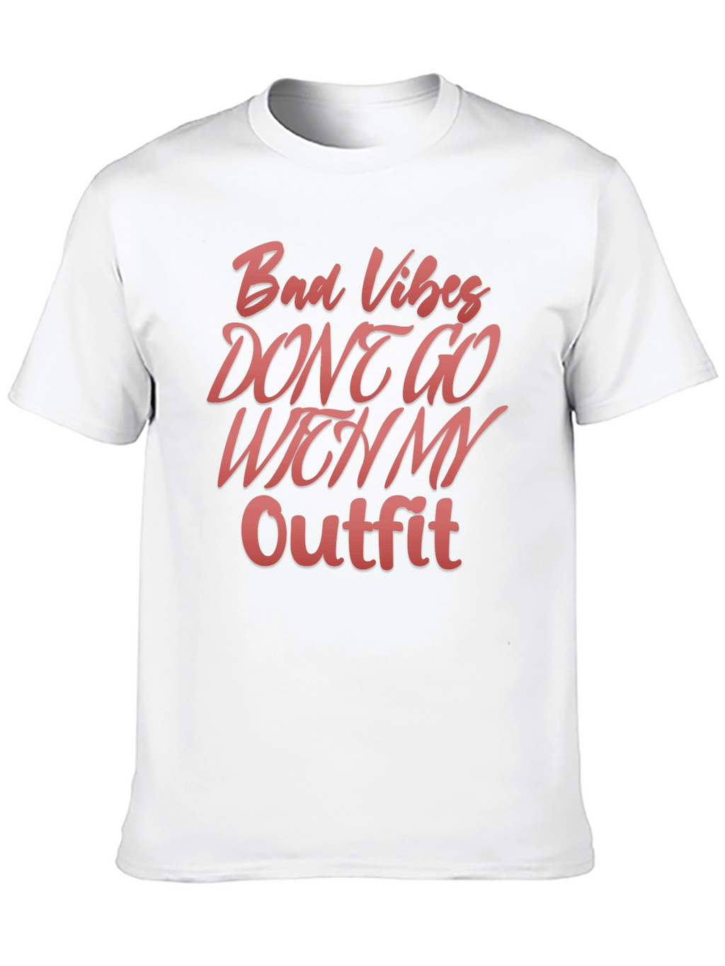 Bad Vibes Outfit T-Shirt - Stylish Graphic Tee